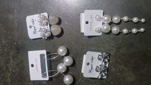 Korean Pearl Earrings Bundle