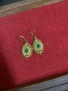 Emerald Drop Earrings