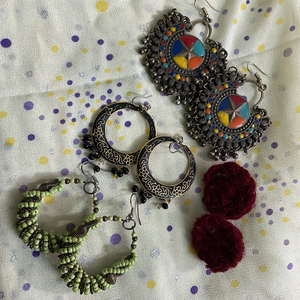 10 pair earrings combo of ten earrings