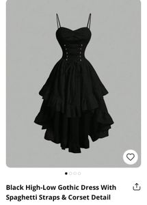 Gothic High-Low Dress