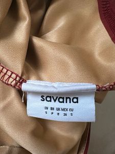 Maroon Faux Leather Tube Top