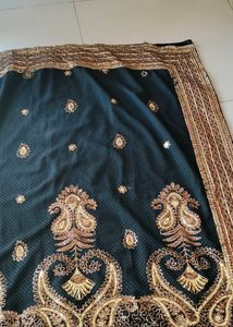 designer saree good conditions like new only