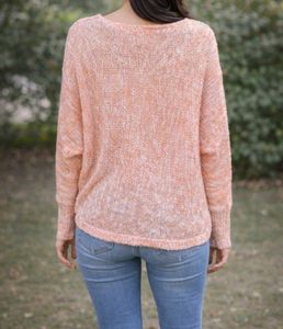 Peach Knit Sweater - Stylish &amp; Comfy