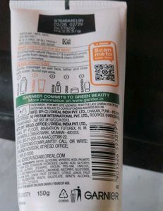 Garnier Bright Complete Vitamin C Face Wash 2pc