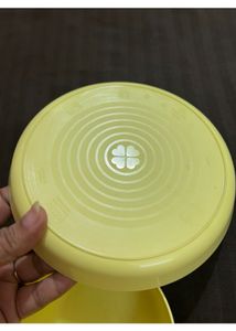 Ikea Yellow Set Of Plate, Bowl And Glass
