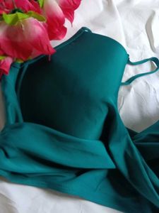 Teal Push-Up Bra