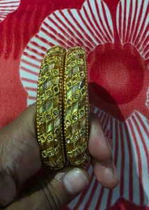 Elegant Gold-Tone Bangles