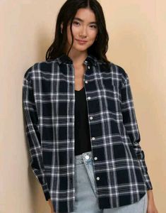 Classic Plaid Button-Up Shirt