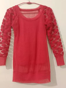 Red Net Top