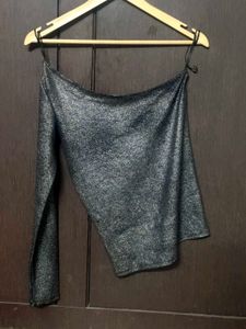 Silver Black 🖤 Top