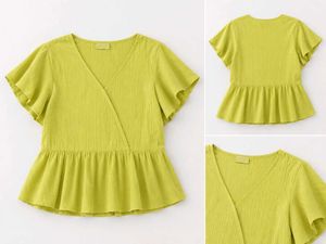 Chic Wrap Peplum Top