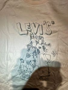 Levi’s Girls' Light Pink Doodle Graphic T-Shirt