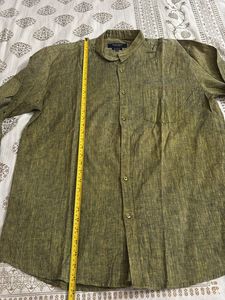 Lime Green Full Sleeves Shirt