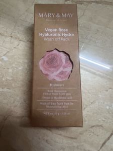 sealed Mary & May Vegan Rose Hyaluronic Hydra mask