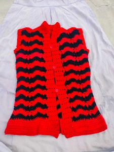 Beautiful Red Knitted Top