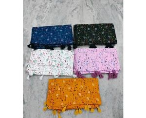 Chiffon And Cotton Scarf Pack Of 6