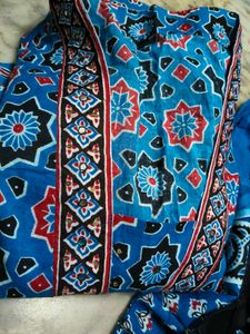 Anarkali suit mirror work
