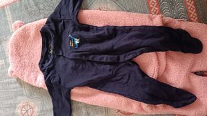 Pink Fox Fleece Baby Sleepsuit
