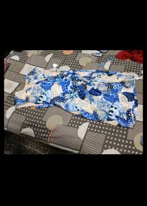 Butterfly Print Midi Dress