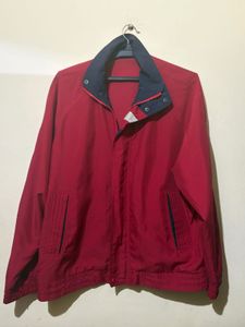 Men's Red Windbreaker Jacket
