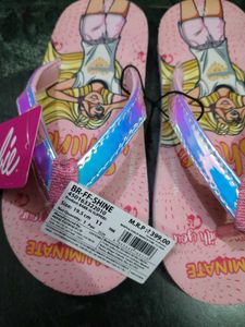 Brand new Barbie Flip Flops for Girls in size 11