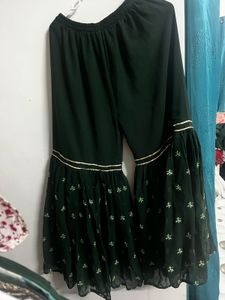 Elegant Green Embroidered Kurta Set