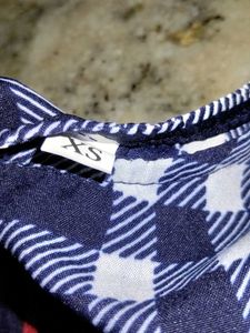 Stylish Checked Long Sleeve Top
