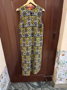 Black And Yellow Kurti