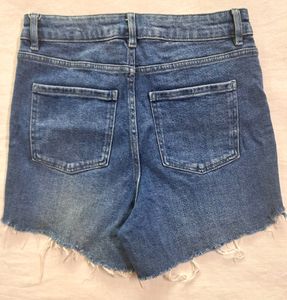 High-Waisted Denim Shorts