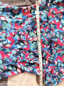 ZARA Vibrant Floral Print Long Sleeve Mini Dress