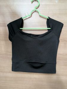 Black Crop Top