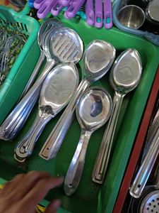 3 Stainless Steel Kitchen Spoon