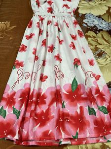 White Floral Maxi Dress