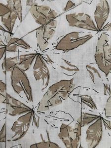 Stylish Leaf Print Button-Up Shirt