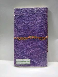 Handmade Purple Leaf Journal