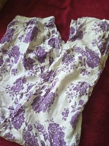 Purple Floral Kurta set