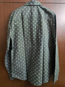Jack &amp; Jones Men's Green Printed Long Sleeve Shirt