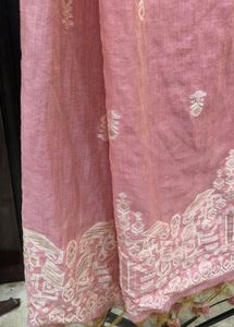 Pink Kurta Set with Tassels