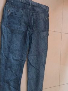 Max Stylish Textured Blue Denim Jeans