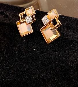 Geometric Gold Toned Earrings