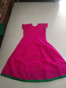 Elegant Pink Anarkali Kurta Set