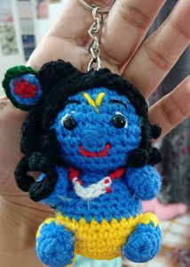 Handmade Krishna Keychain