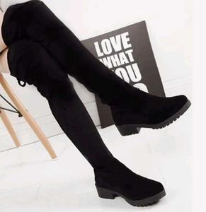 Black Over-the-Knee Boots