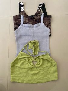 Bundle of 3 Trendy Tank Tops