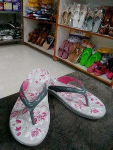 Floral Flip Flops