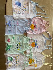 Cute Baby Tie-up Cotton Tops ( 7 pieces)