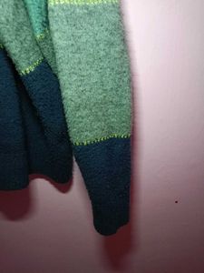 Color Block Pullover Sweater