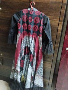 Girl Gown With Leggings