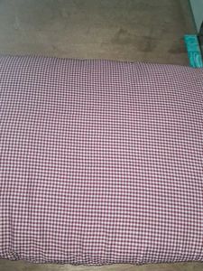 Gingham Pattern Pillow Takiya 🩷