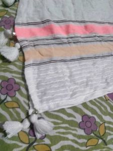 Striped V-Neck Tunic Top
